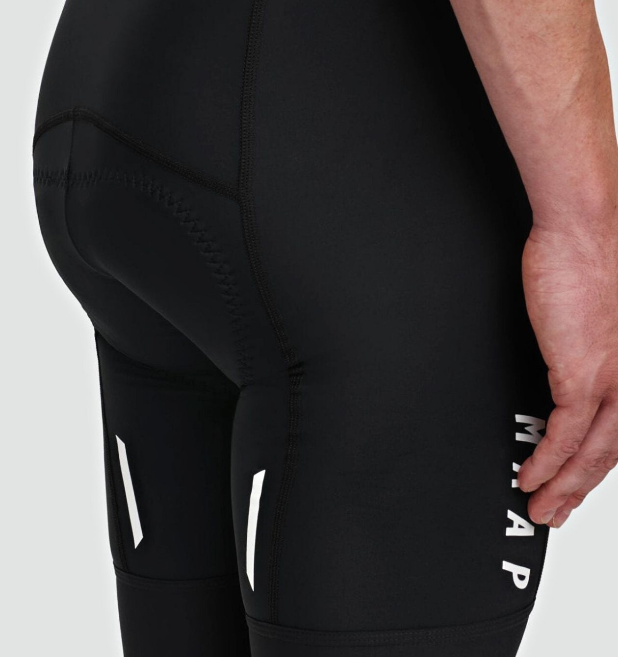 MAAP Team Bib Evo - Black/White – Le Club