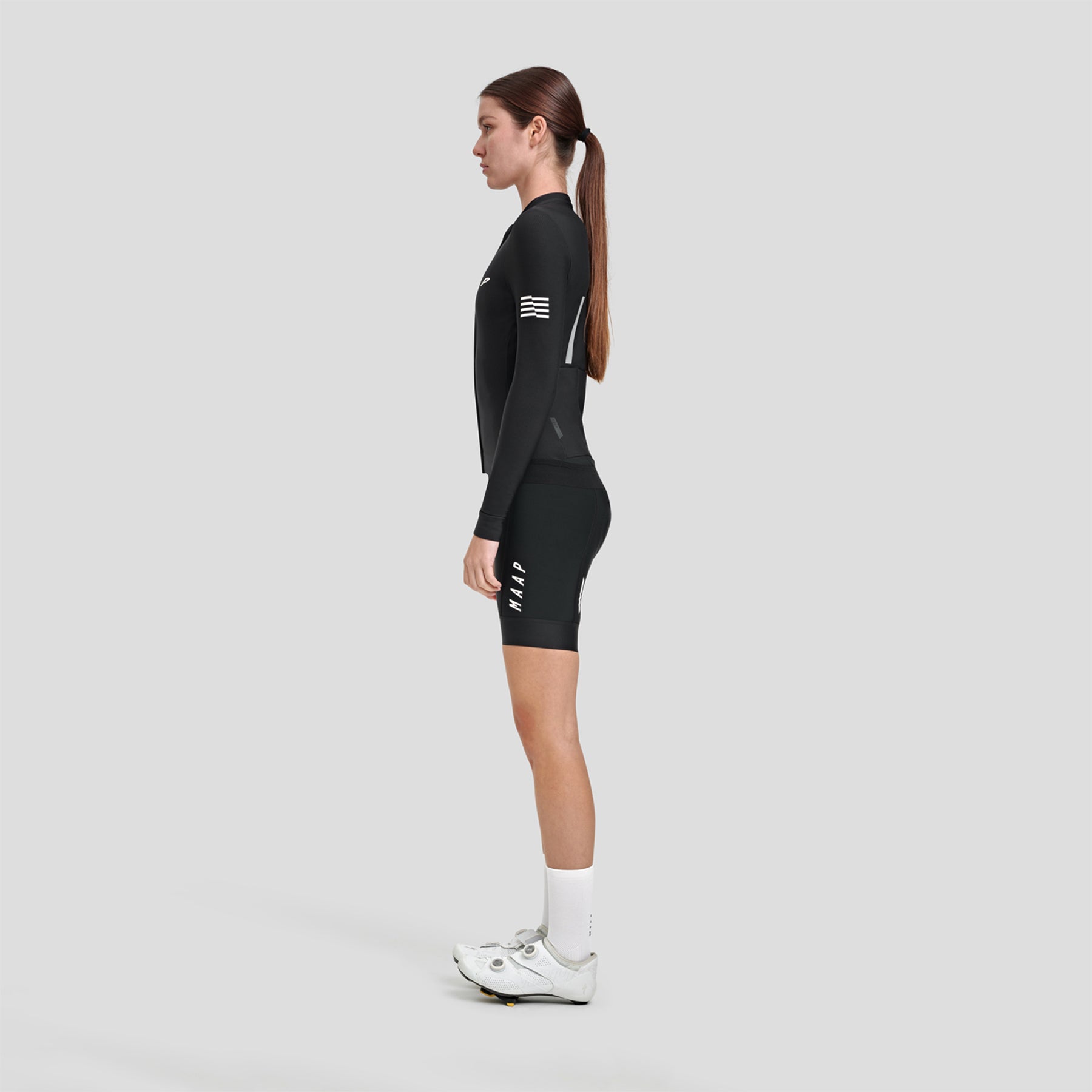 Women's Evade Thermal LS Jersey 2.0 - Black