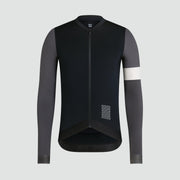 Pro Team Long Sleeve Training Jersey - Black/Carbon Grey/White