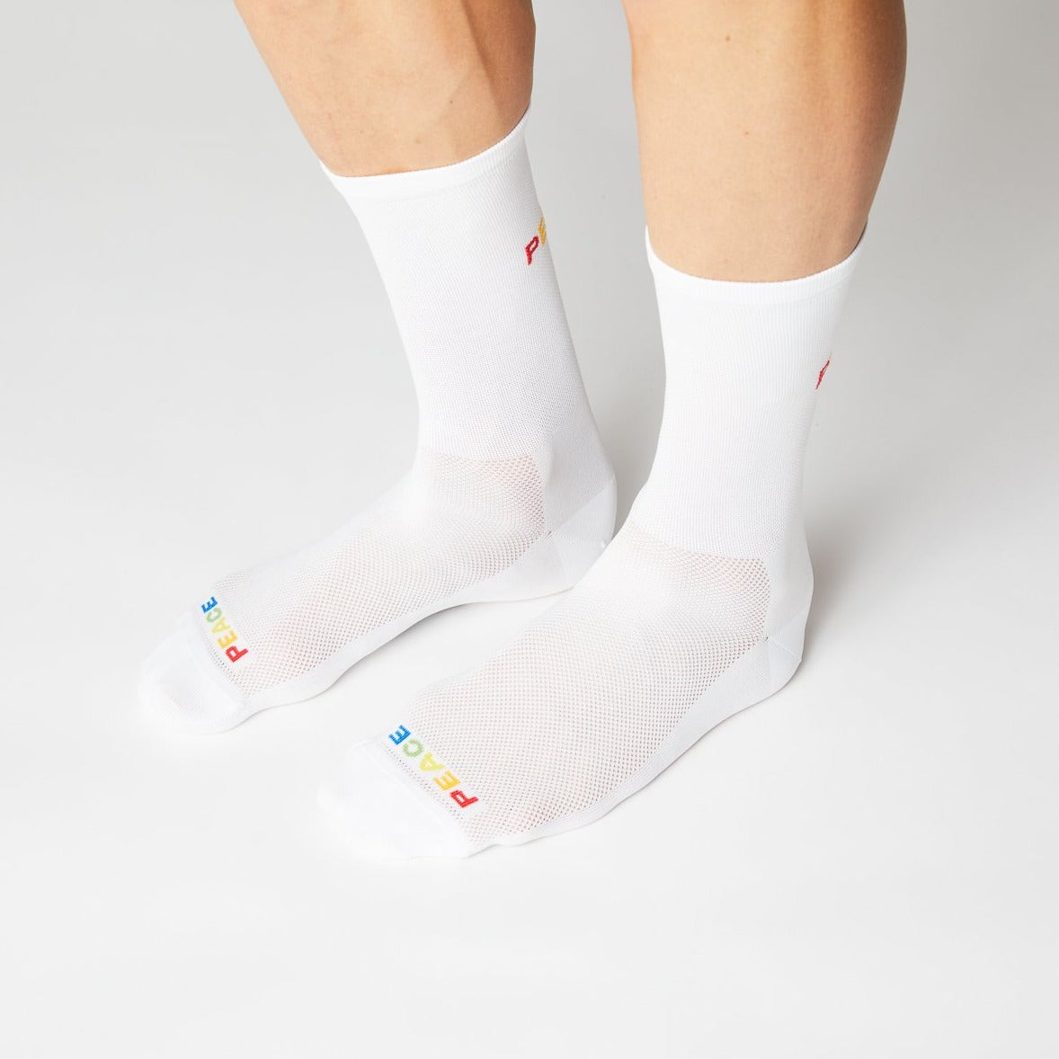 Rolling Harmony Socks - White