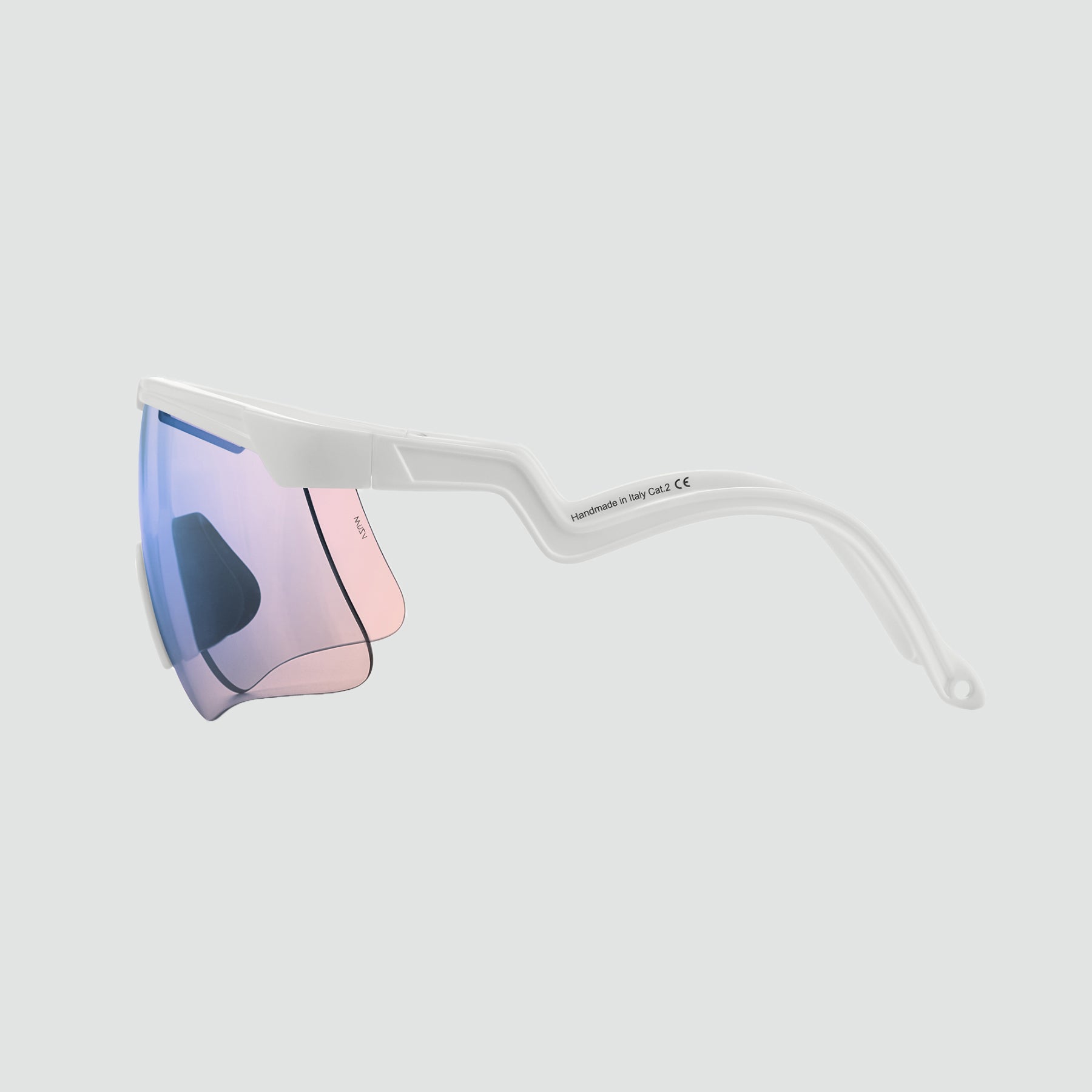 Delta Sunglasses - White VZUM™ F-LENS FLM